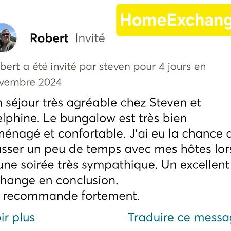 Lodge "Le Temps D'Un Reve" Saint-Francois  Buitenkant foto
