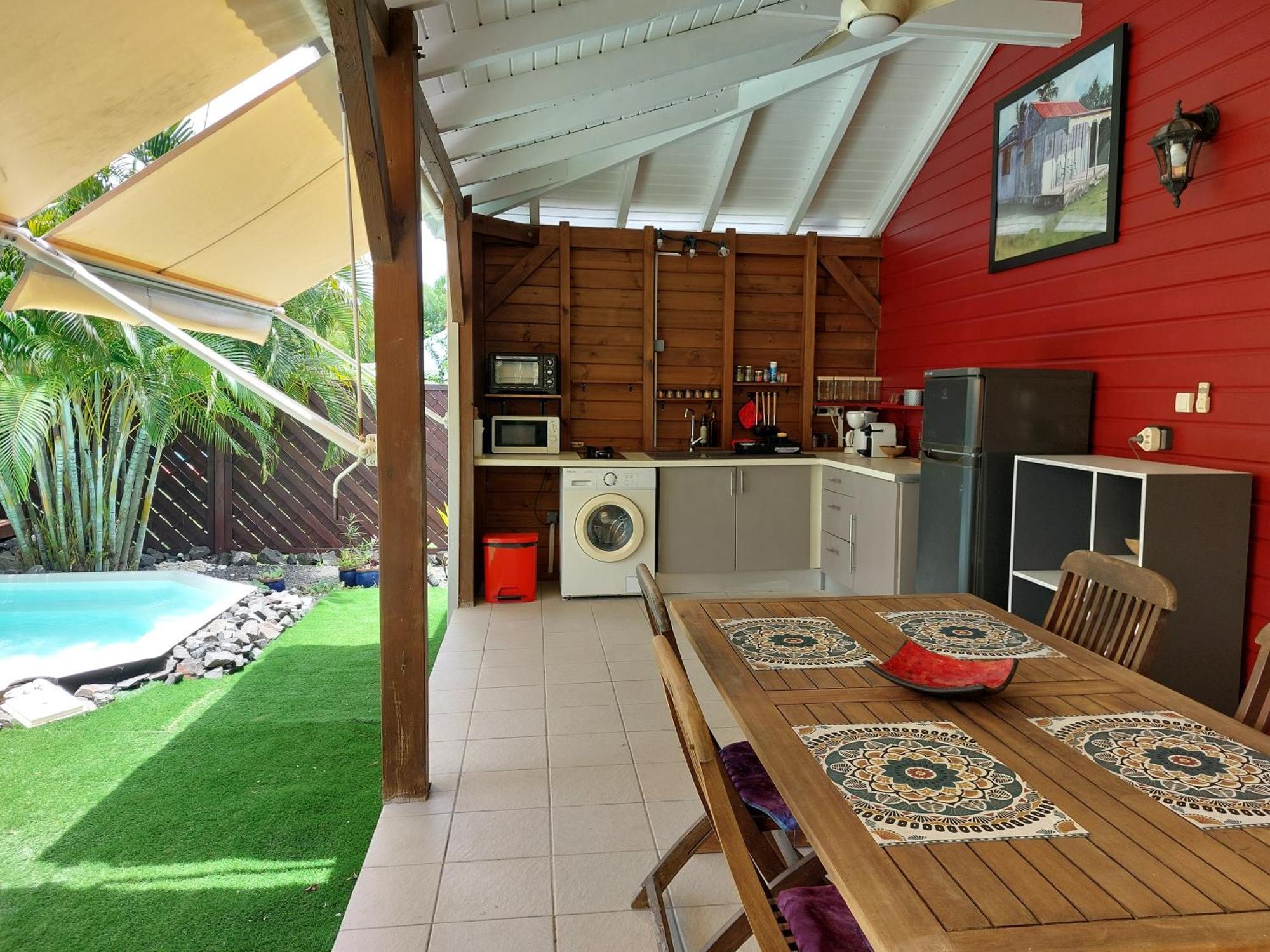 Lodge "Le Temps D'Un Reve" Saint-Francois  Buitenkant foto