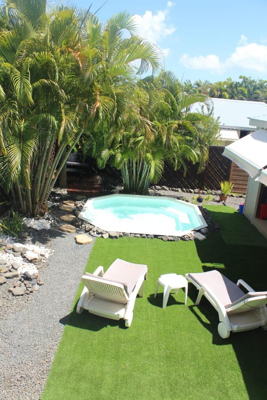 Lodge "Le Temps D'Un Reve" Saint-Francois  Buitenkant foto