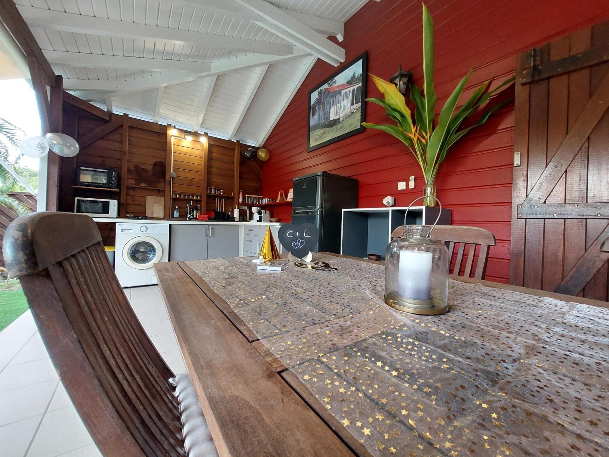 Lodge "Le Temps D'Un Reve" Saint-Francois  Buitenkant foto